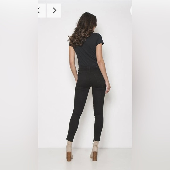 NEON BLONDE TIE ME UP JEANS in washed black in size 28 - Picture 5 of 10